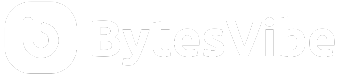 Bytes Vibe Logo white transparent