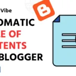 How to add automatic table of contents in blogger - Bytes Vibe